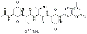 Ac-Asp-Gln-Thr-Asp-AMC 结构式