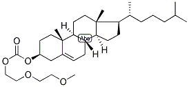 胆固醇2-(2-甲氧基乙氧基)乙基碳酸酯 结构式