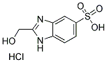 2-HYDROXYMETHYL-1 H-BENZOIMIDAZOLE-5-SULFONIC ACID HYDROCHLORIDE 结构式