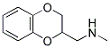 (2,3-DIHYDRO-BENZO[1,4]DIOXIN-2-YLMETHYL)-METHYL-AMINE 结构式