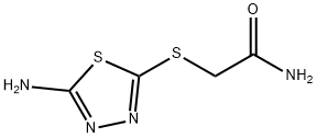 2-(5-AMINO-[1,3,4]THIADIAZOL-2-YLSULFANYL)-ACETAMIDE 结构式