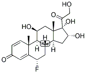 1,4-PREGNADIEN-6-ALPHA-FLUORO-11-BETA, 16-ALPHA, 17,21-TETROL-3,20-DIONE 结构式