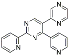 5-(PYRAZIN-2-YL)-2-(PYRIDIN-2-YL)-4-(PYRIDIN-3-YL)PYRIMIDINE 结构式