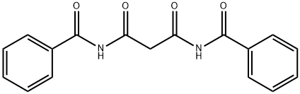 N-[3-(BENZOYLAMINO)-3-OXOPROPANOYL]BENZENECARBOXAMIDE 结构式