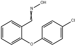 2-(4-CHLOROPHENOXY)BENZENECARBALDEHYDE OXIME 结构式