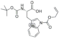 BOC-N-IN-ALLYLOXYCARBONYL-L-TRYPTOPHAN 结构式