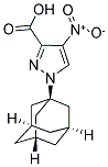 1-ADAMANTAN-1-YL-4-NITRO-1 H-PYRAZOLE-3-CARBOXYLIC ACID 结构式