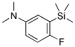 1-(DIMETHYLAMINO)-4-FLUORO-3-(TRIMETHYLSILYL)BENZENE 结构式