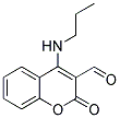 2-Oxo-4-(propylamino)-2H-chromene-3-carbaldehyde 结构式