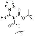 N,N-BIS(TERT-BUTOXYCARBONYL)-1H-PYRAZOLE-1-CARBOXAMIDINE 结构式