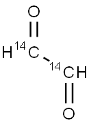 GLYOXAL, [14C(U)] 结构式