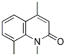 1,4,8-TRIMETHYL-2(1H)-QUINOLINONE 结构式