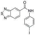 N-(4-IODOPHENYL)-2,1,3-BENZOTHIADIAZOLE-5-CARBOXAMIDE 结构式