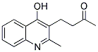 4-(4-Hydroxy-2-methyl-quinolin-3-yl)-butan-2-one 结构式