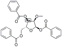 1,3,5-TRI-O-BENZOYL-2-O-METHYL-ALPHA-D-RIBOSE 结构式