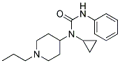 N-CYCLOPROPYL-N'-PHENYL-N-(1-PROPYLPIPERIDIN-4-YL)UREA 结构式