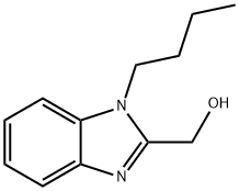 (1-丁基-1H-苯并咪唑基-2-基)-甲醇 结构式