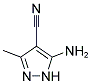 5-AMINO-3-METHYL-1H-PYRAZOLE-4-CARBONITRILE 结构式