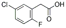 5-氯-2-氟苯乙酸 结构式