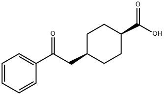 CIS-4-(2-OXO-2-PHENYLETHYL)CYCLOHEXANE-1-CARBOXYLIC ACID 结构式