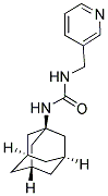 N-1-ADAMANTYL-N'-(PYRIDIN-3-YLMETHYL)UREA 结构式