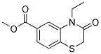 METHYL 4-ETHYL-3-OXO-3,4-DIHYDRO-2H-1,4-BENZOTHIAZINE-6-CARBOXYLATE 结构式