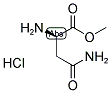 D-天冬酰胺甲酯盐酸盐 结构式