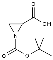 Aziridine-1,2-dicarboxylic acid 1-tert-butyl ester 结构式