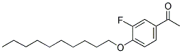 3'-FLUORO-4'-DECYLOXYACETOPHENONE 结构式