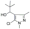 1-(5-CHLORO-1,3-DIMETHYL-1H-PYRAZOL-4-YL)-2,2-DIMETHYLPROPAN-1-OL 结构式