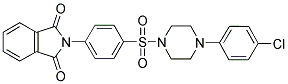 2-(4-(4-(4-CHLOROPHENYL)PIPERAZIN-1-YLSULFONYL)PHENYL)ISOINDOLINE-1,3-DIONE 结构式