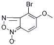 4-Bromo-5-methoxy-2,1,3-benzoxadiazol-1-ium-1-olate 结构式
