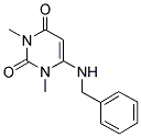 1,3-DIMETHYL-6-BENZYLAMINOURACIL 结构式