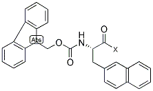 FMOC-2-NAL-WANG RESIN 结构式