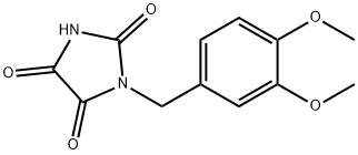 1-(3,4-DIMETHOXYBENZYL)-1H-IMIDAZOLE-2,4,5(3H)-TRIONE 结构式