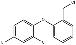2,4-DICHLORO-1-[2-(CHLOROMETHYL)PHENOXY]BENZENE 结构式