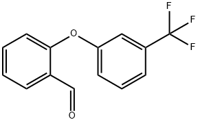 2-[3-(TRIFLUOROMETHYL)PHENOXY]BENZENECARBALDEHYDE 结构式