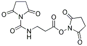 N-SUCCINIMIDOXYCARBONYL-BETA-ALANINE N-SUCCINIMIDYL ESTER 结构式