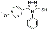 5-(4-METHOXY-PHENYL)-4-PHENYL-4H-[1,2,4]TRIAZOLE-3-THIOL 结构式
