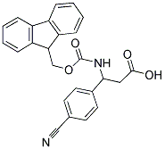 3-N-FMOC-3-(4-CYANOPHENYL)PROPIONIC ACID 结构式