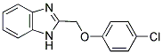 2-[(4-CHLOROPHENOXY)METHYL]-1H-BENZIMIDAZOLE 结构式