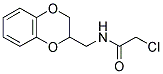2-CHLORO-N-(2,3-DIHYDRO-1,4-BENZODIOXIN-2-YLMETHYL)ACETAMIDE 结构式