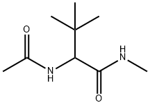 2-(ACETYLAMINO)-N,3,3-TRIMETHYLBUTANAMIDE 结构式