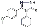 5-(4-METHOXY-PHENYL)-4-PHENYL-2,4-DIHYDRO-[1,2,4]TRIAZOLE-3-THIONE 结构式