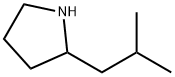 2-(2-METHYLPROPYL)PYRROLIDINE 结构式