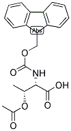 FMOC-THR(AC)-OH 结构式