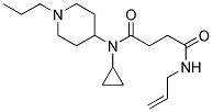 4-ALLYLAMINO-N-CYCLOPROPYL-4-OXO-N-(1-PROPYLPIPERIDIN-4-YL)BUTANAMIDE 结构式