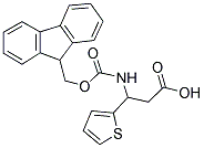 3-{[(9H-芴-9-基甲氧基)羰基]氨基}-3-(噻吩-2-基)丙酸 结构式