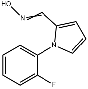 1-(2-FLUOROPHENYL)-1H-PYRROLE-2-CARBALDEHYDE OXIME 结构式