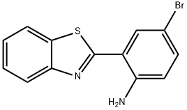 2-(苯并[D]噻唑-2-基)-4-溴苯胺 结构式
